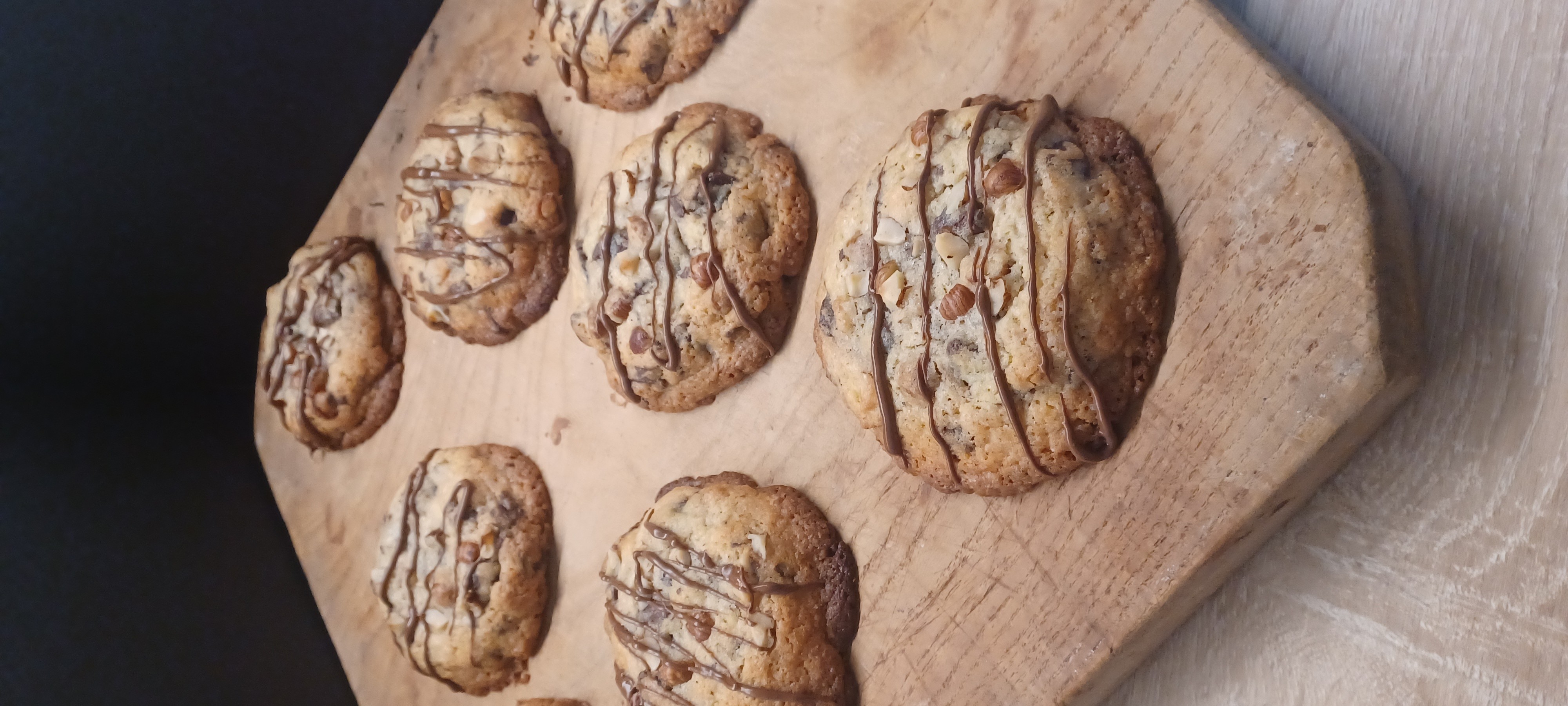 Cookie au choco noisette coeur fondant